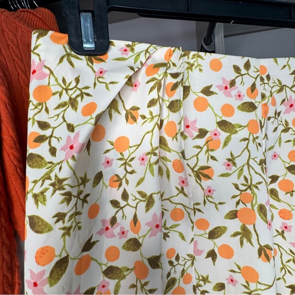 URBAN OUTFITTERS Floral Midi Skirt with High Slit Size SP - Picture 13 of 14